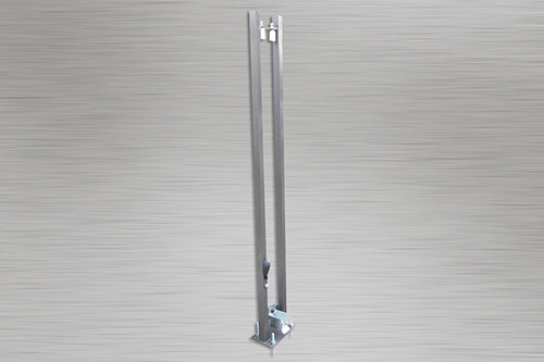 Column for sliding door front