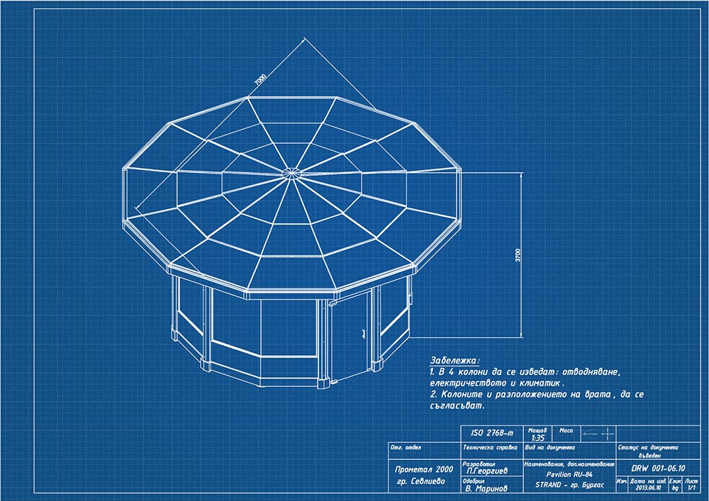 Vision of the architect's pavilion at the mall 3